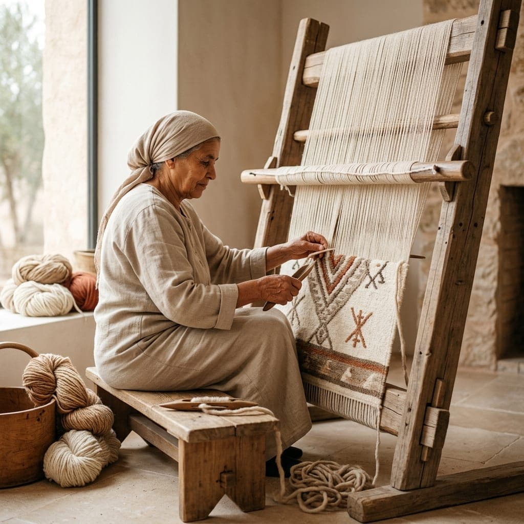 Creating a Made-to-Measure Berber Rug: From Idea to Weaving